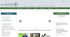 Desktop Screenshot of nhbar.org